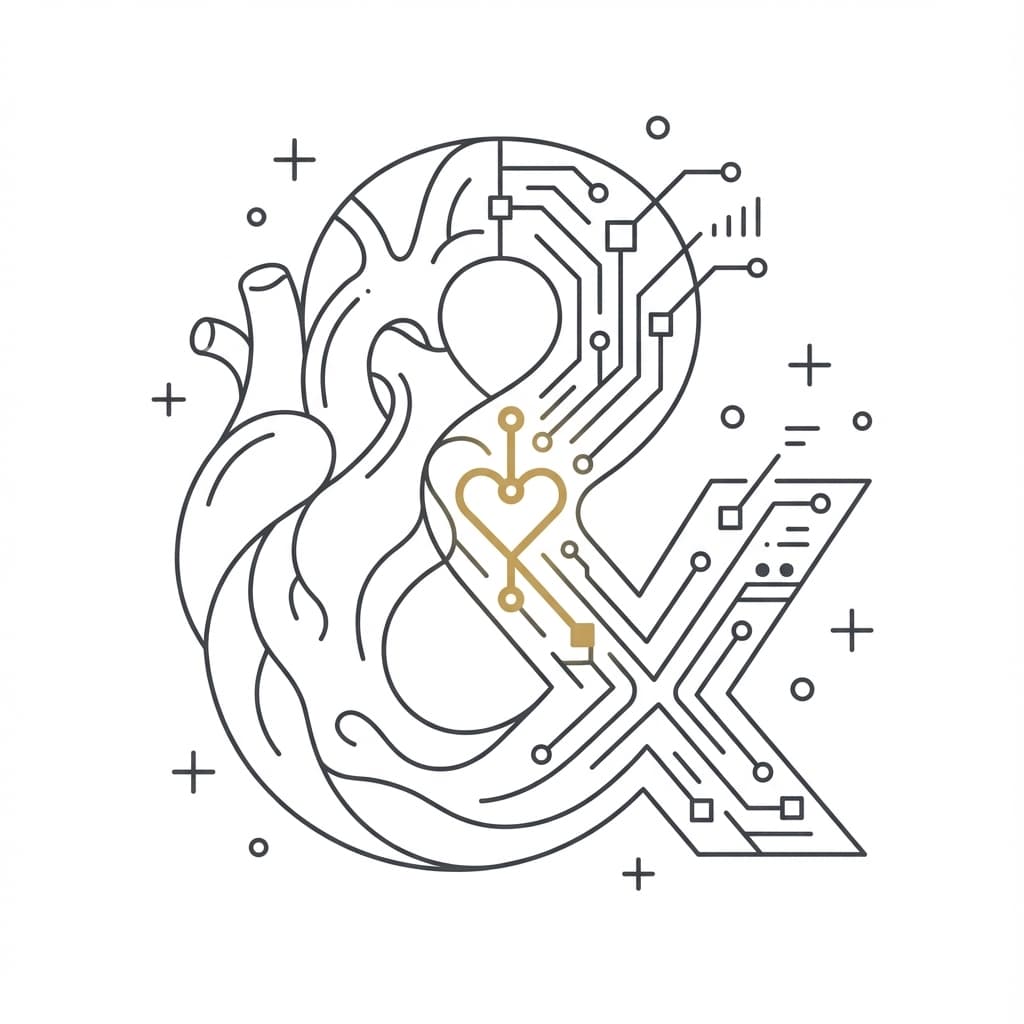 対面とDXの両立イラスト